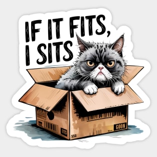 Purrrfect friends cats are family Sticker